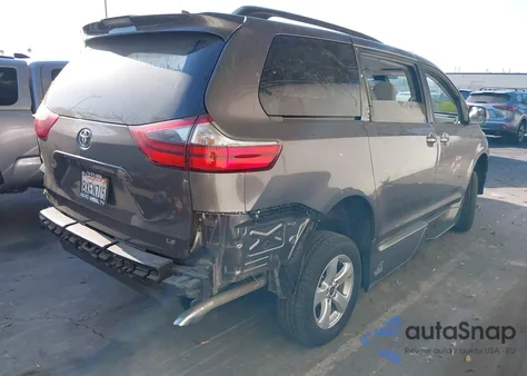 2020 Toyota Sienna Le from USA, damaged, VIN 5TDKZ3DC6LS087800